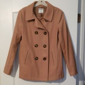 Wool Blend Pea Coat